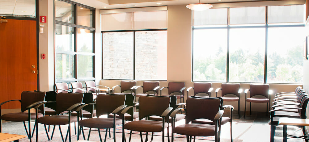 waiting room laser skin care and dermatology clinic