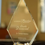 Dr. Nakatsui Double Diamond award recipient from Allergan