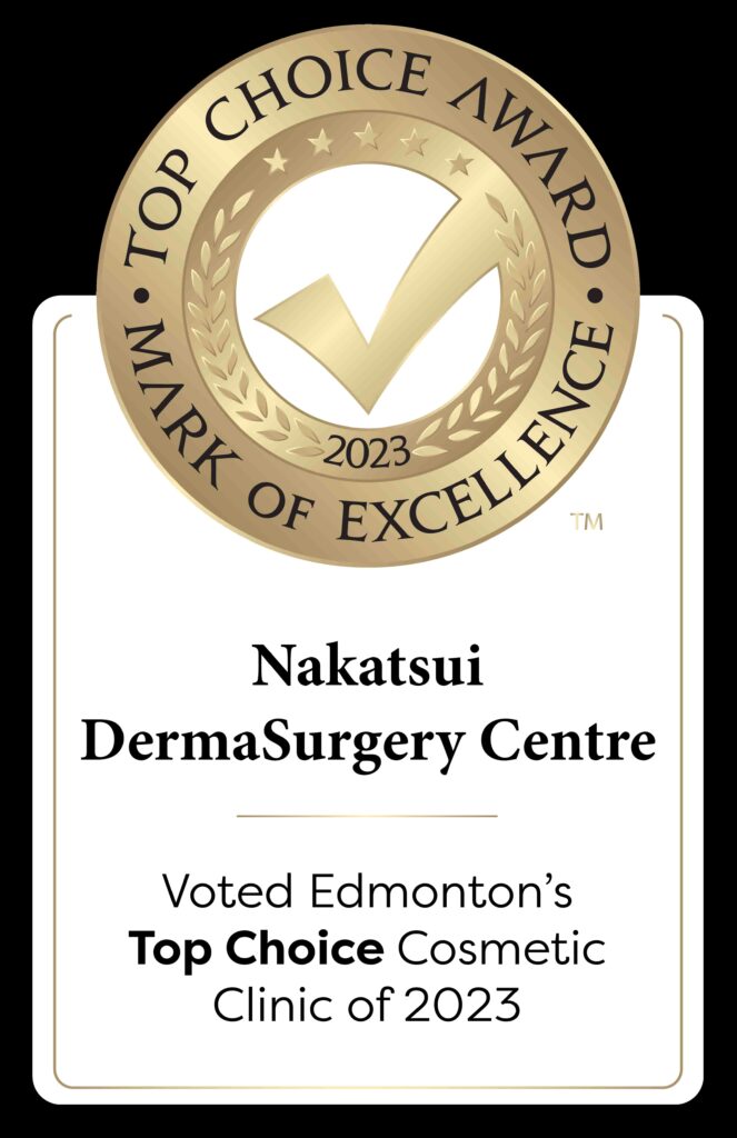 top choice award cosmetic clinic edmonton 2023