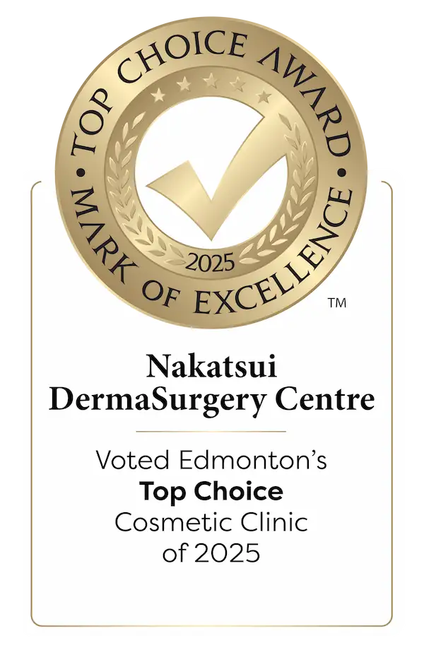 edmonton's top choice award for best cosmetic skin clinic of 2025