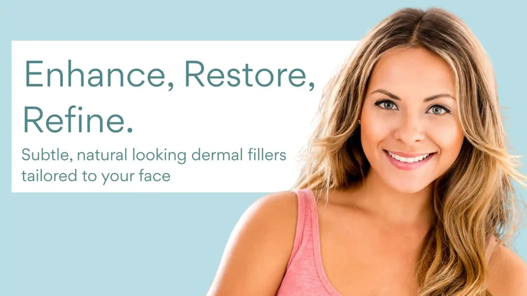 Enhance, restore, refine. Subtle, natural looking dermal fillers.
