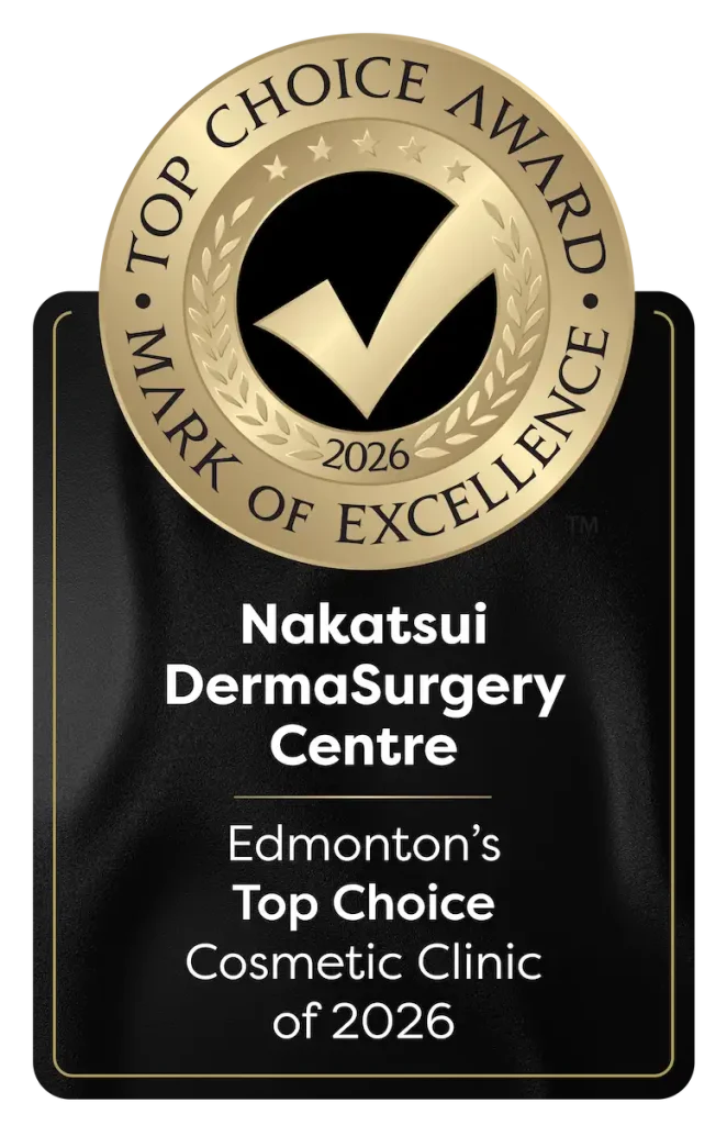 edmonton top choice cosmetic clinic award dermatology 2026